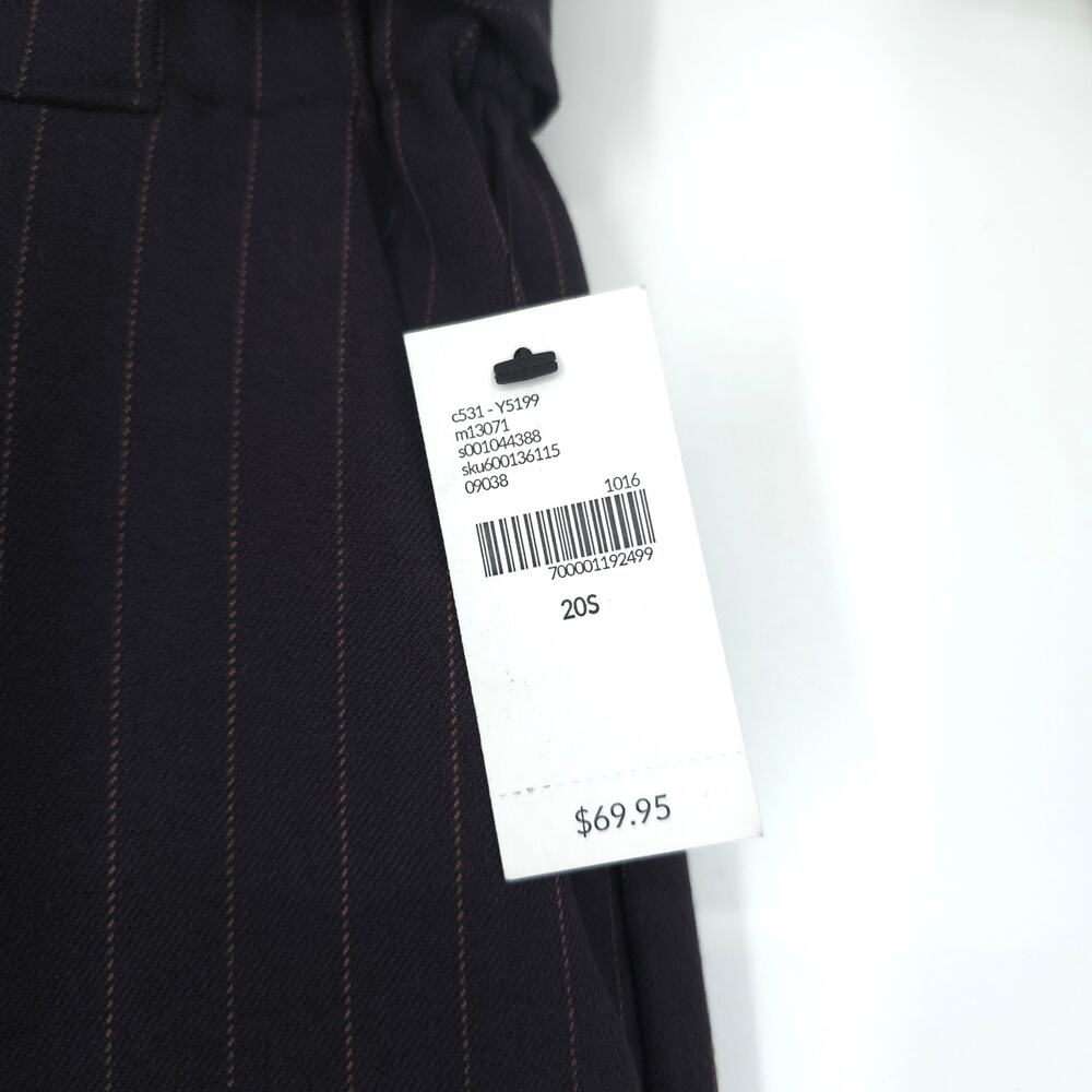 Lane Bryant Pin Stripe Plus Size Trouser Pants Size 20 Short - Picture 9 of 13